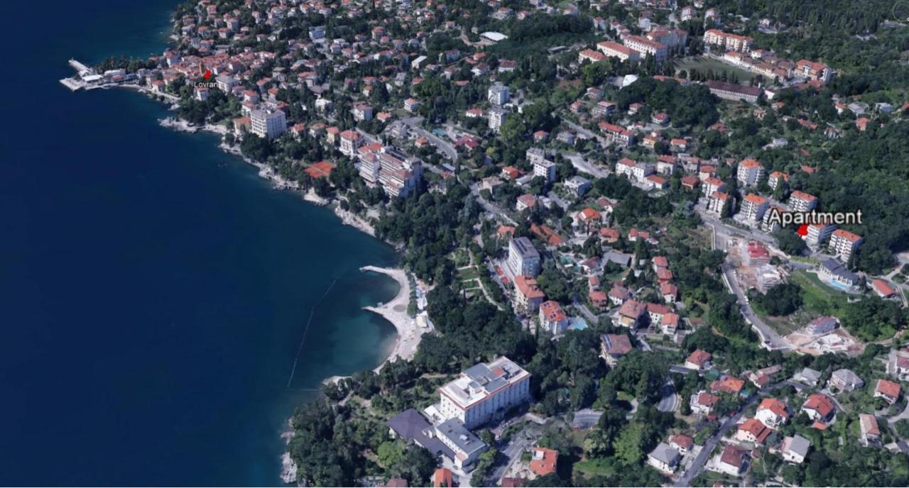 Apartment With Direct Sea View, Free Parking And Close To Beaches And Promenade Laurana Esterno foto